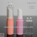 LS6121C Cylinder slim empty lipstick holder with rabit cap